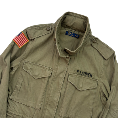 Polo Ralph Lauren Green Army Military Field Jacket - M