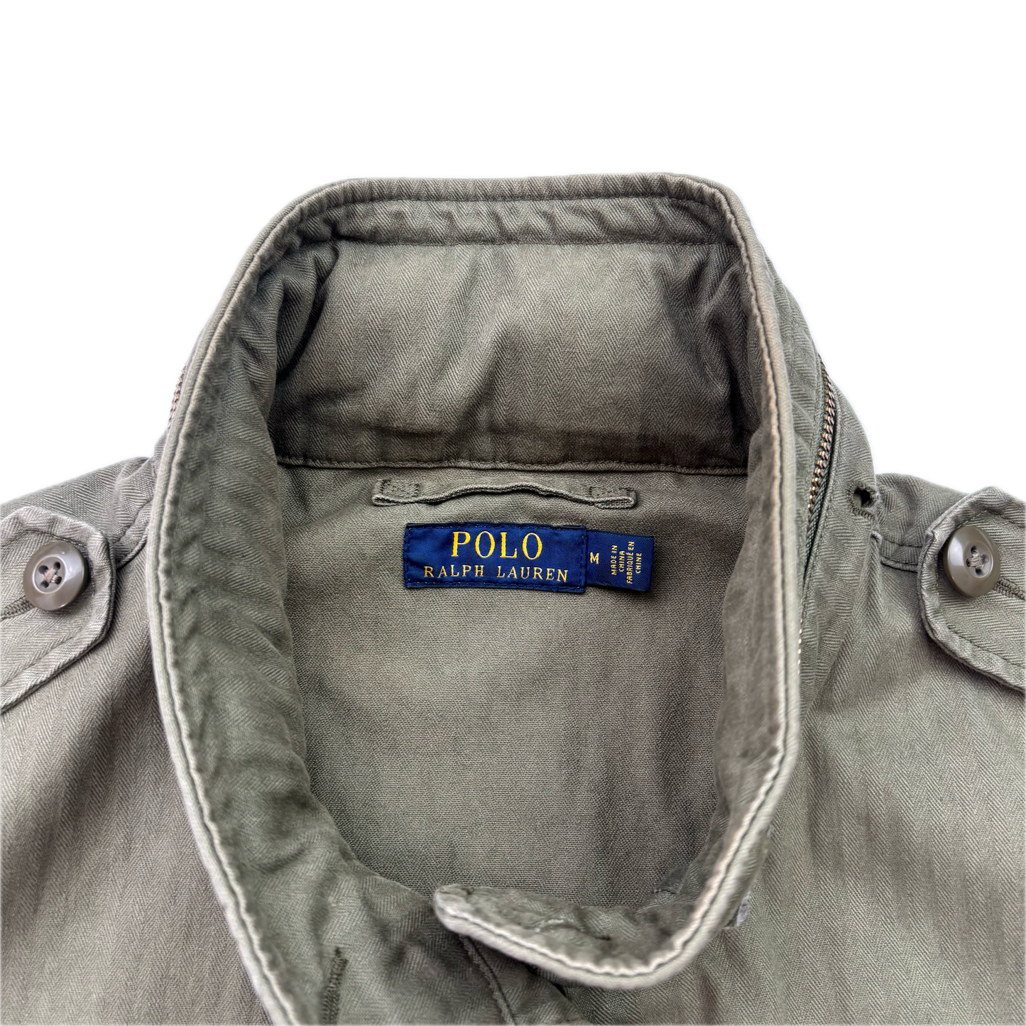 Polo Ralph Lauren Green Army Military Field Jacket - M