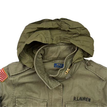 Polo Ralph Lauren Green Army Military Field Jacket - M