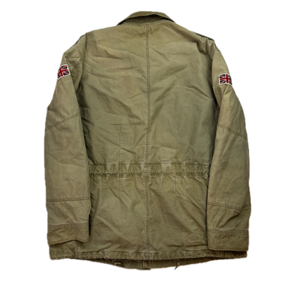 Polo Ralph Lauren Green Military Parka Union Jack - L