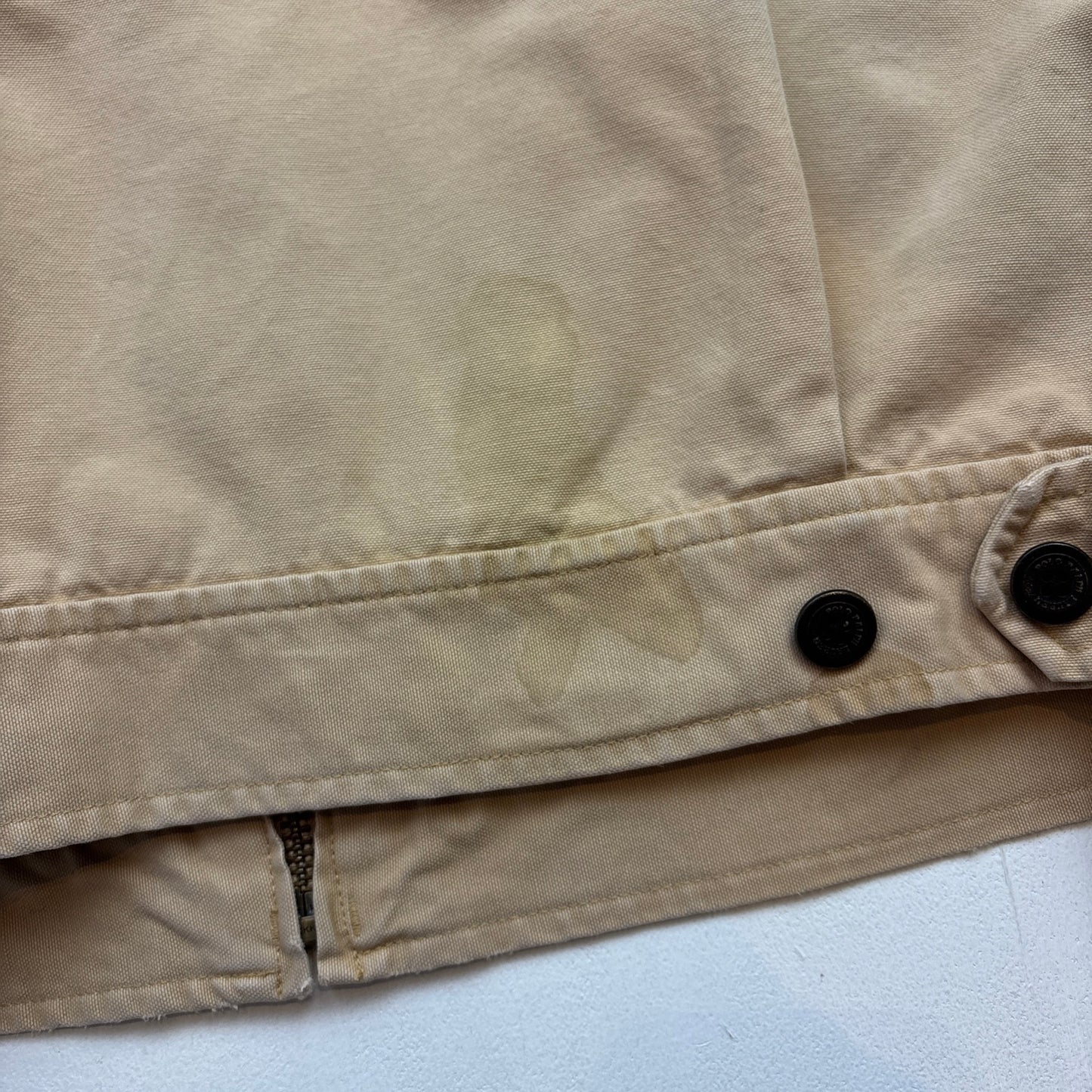 Polo Ralph Lauren Beige Tan Detroit Workwear Jacket - L