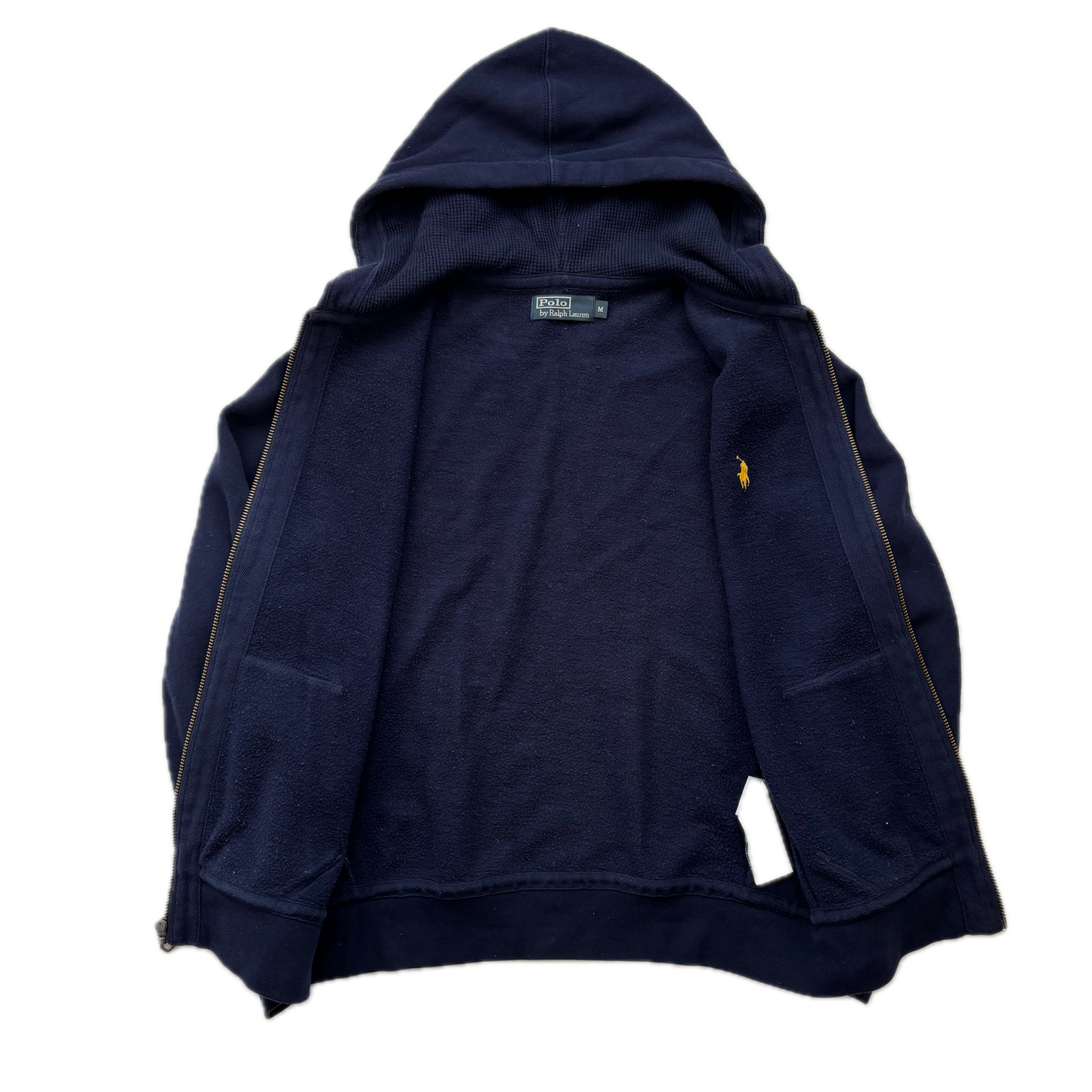 Polo Ralph Lauren Navy Zip Up Hoodie - M