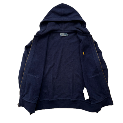 Polo Ralph Lauren Navy Zip Up Hoodie - M