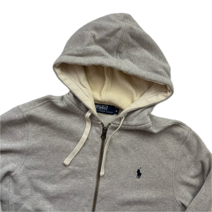 Polo Ralph Lauren Grey Zip Up Hoodie - M