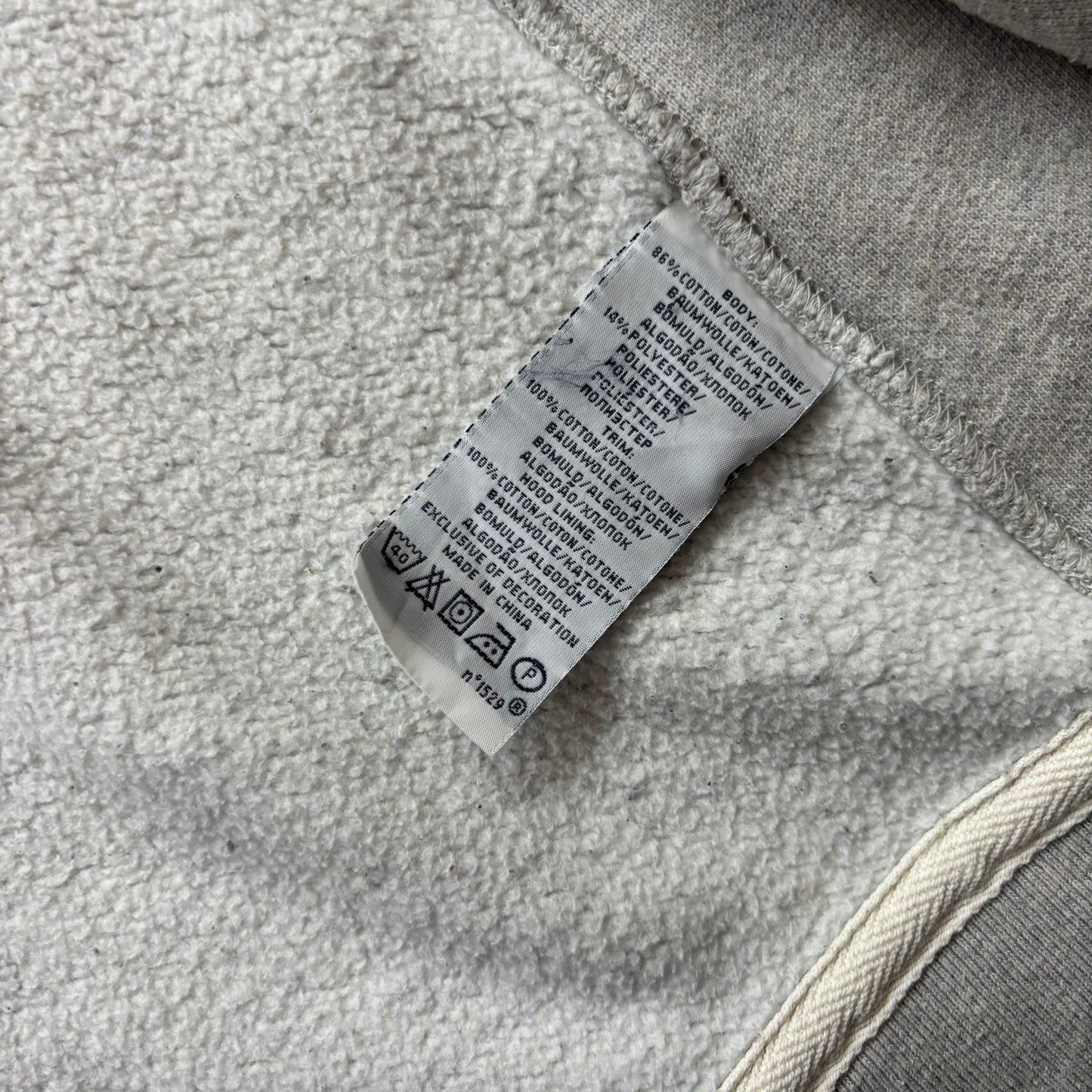 Polo Ralph Lauren Grey Zip Up Hoodie - M