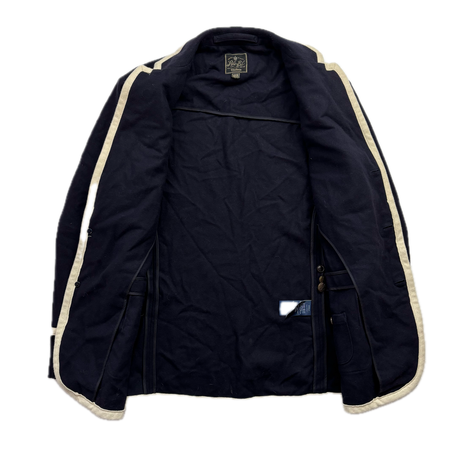 Polo Ralph Lauren Navy Crest Sports Jacket Blazer - 42R