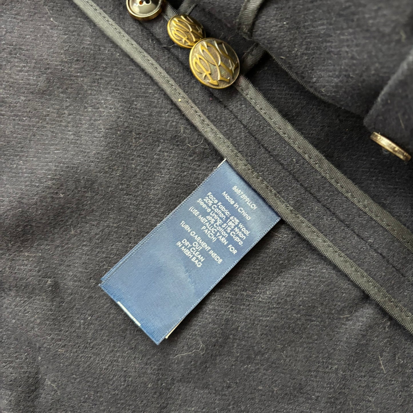 Polo Ralph Lauren Navy Crest Sports Jacket Blazer - 42R