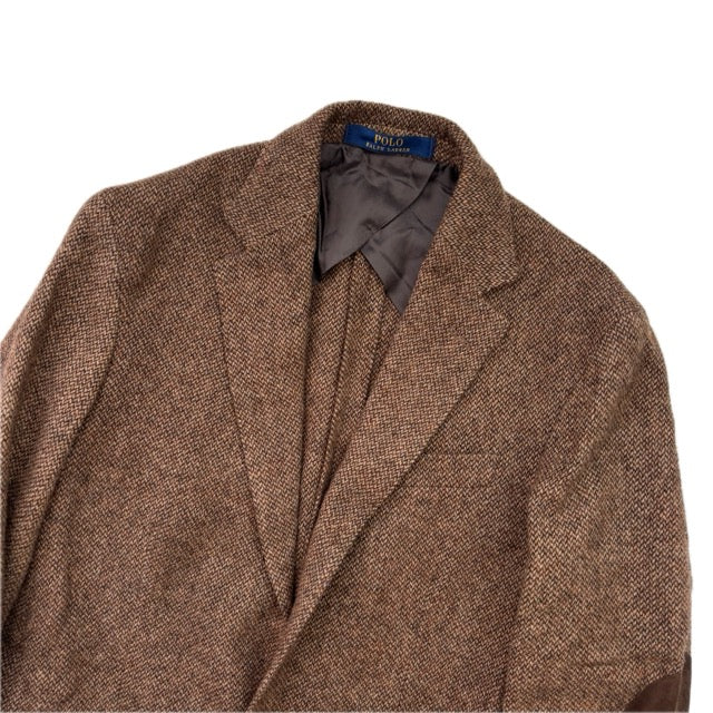 Polo Ralph Lauren Brown Donegal Tweed Blazer (Wool) - 38R