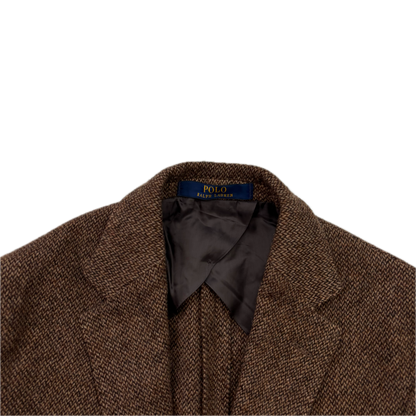 Polo Ralph Lauren Brown Donegal Tweed Blazer (Wool) - 38R