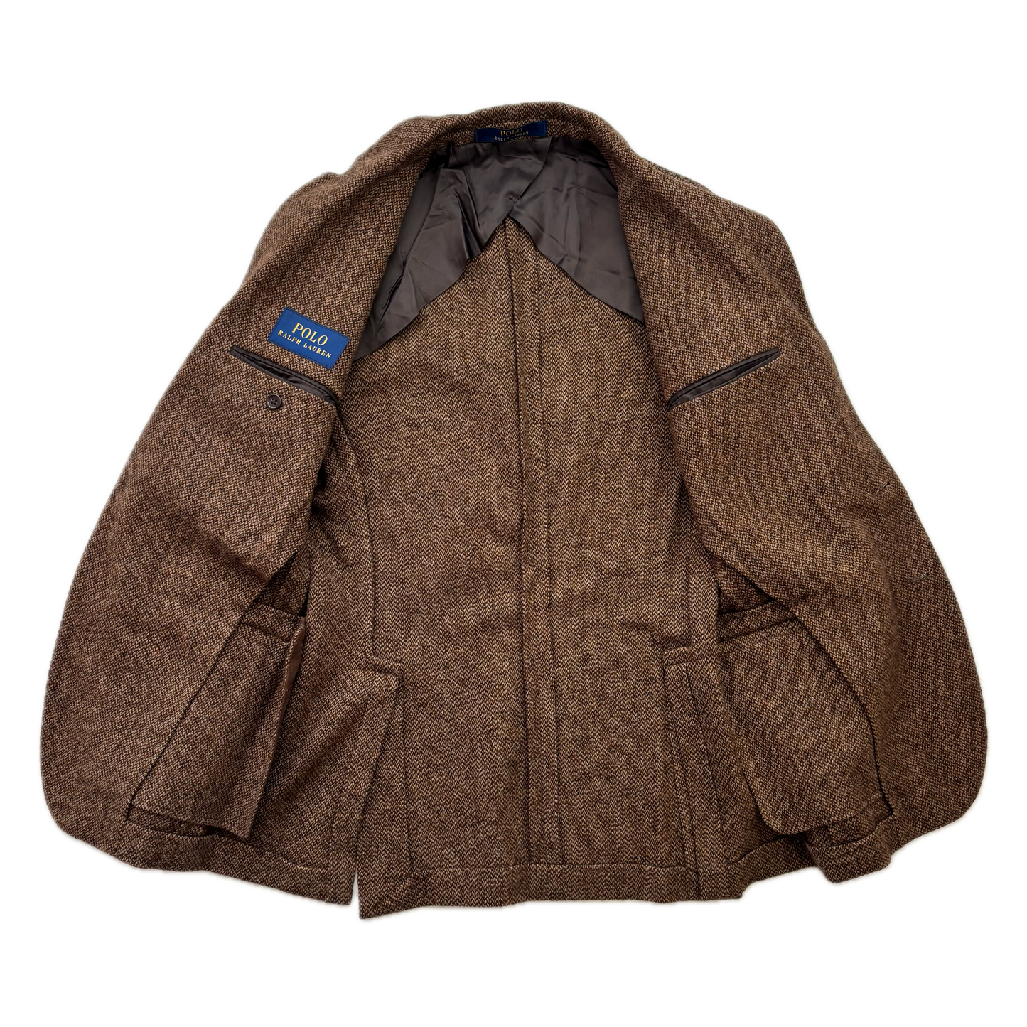 Polo Ralph Lauren Brown Donegal Tweed Blazer (Wool) - 38R
