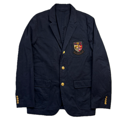 Polo Ralph Lauren Navy Crest Blazer Sports Jacket - 46R (44R)