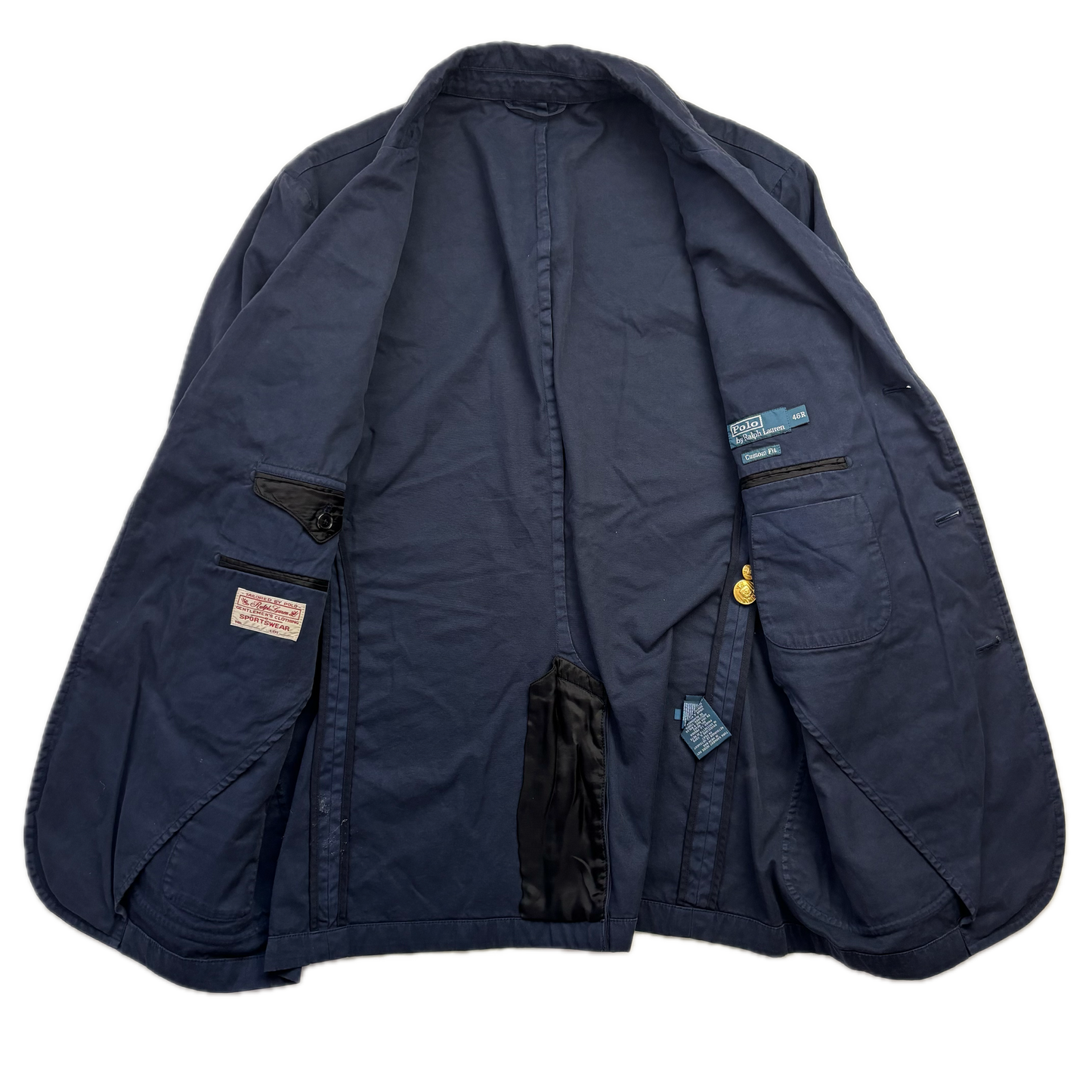 Polo Ralph Lauren Navy Crest Blazer Sports Jacket - 46R (44R)