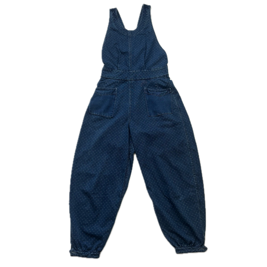 RRL Blue Polka Dot Dungarees Overalls - M