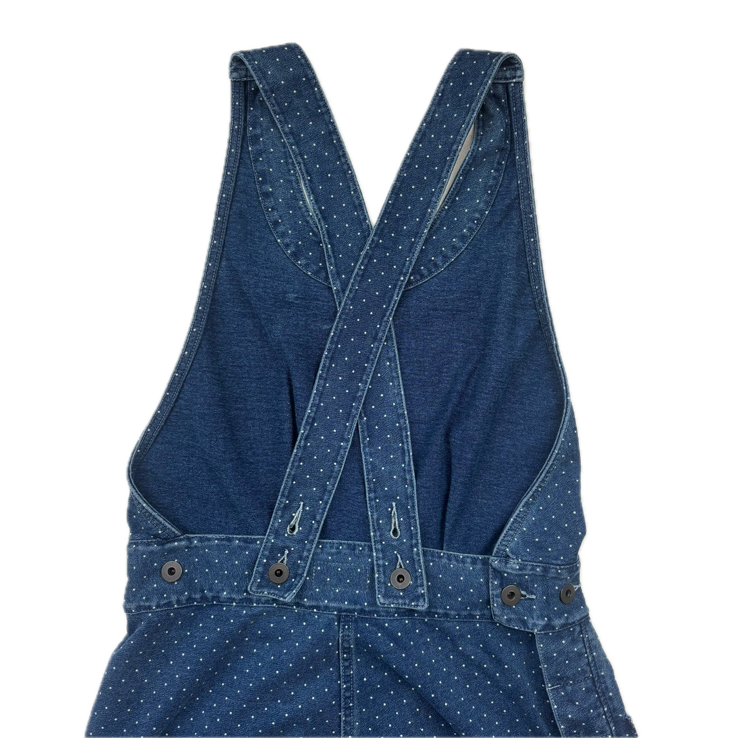RRL Blue Polka Dot Dungarees Overalls - M