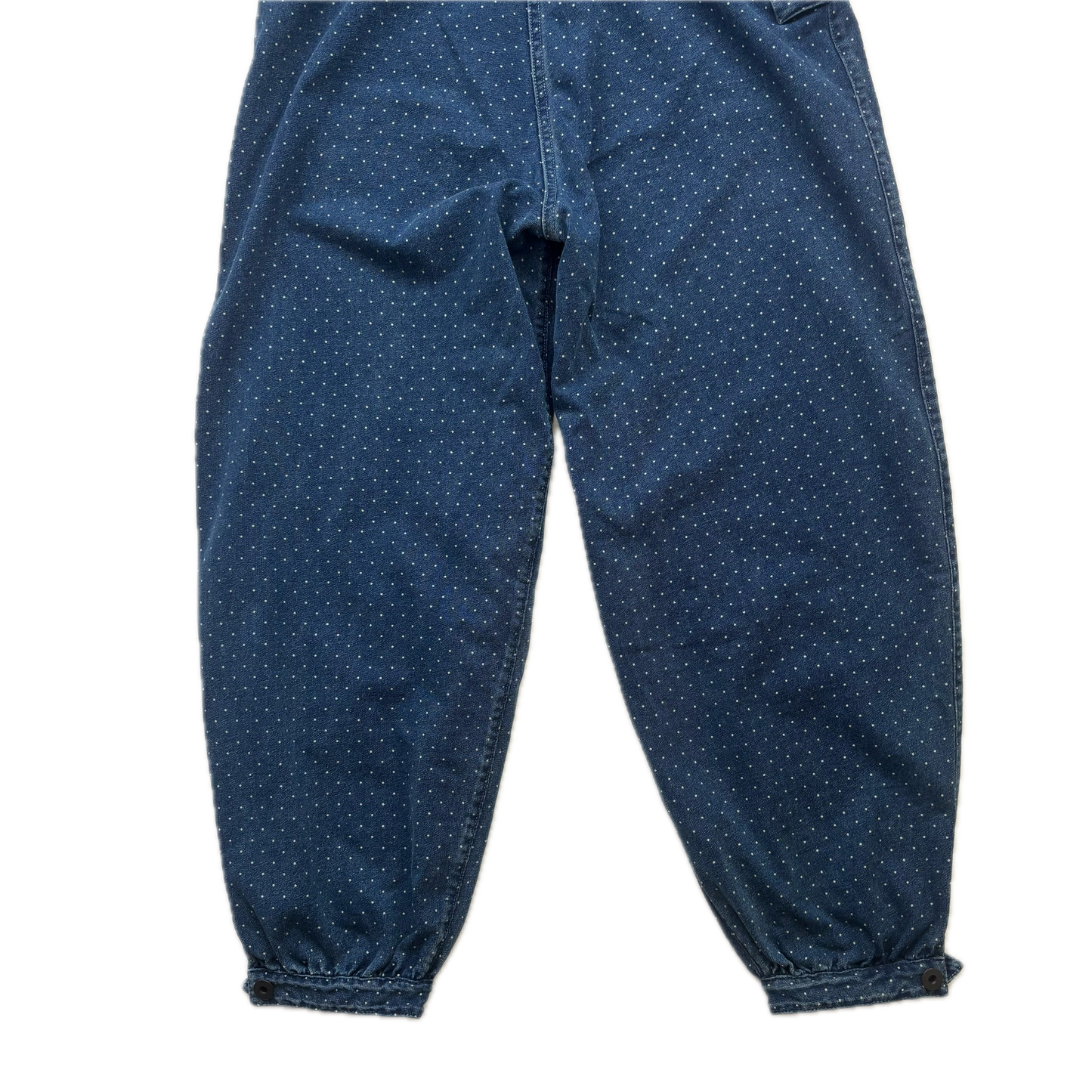 RRL Blue Polka Dot Dungarees Overalls - M
