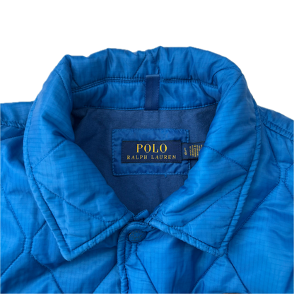 Polo Ralph Lauren Blue Quilted Coach Jacket Expedition Sportsman - L