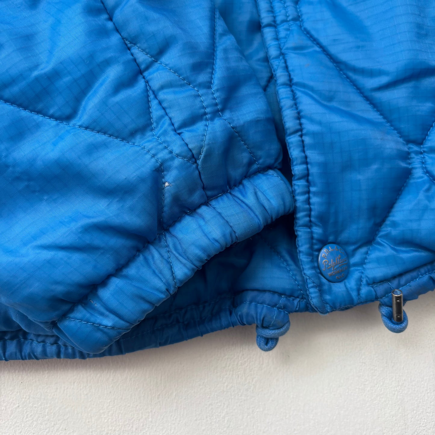 Polo Ralph Lauren Blue Quilted Coach Jacket Expedition Sportsman - L