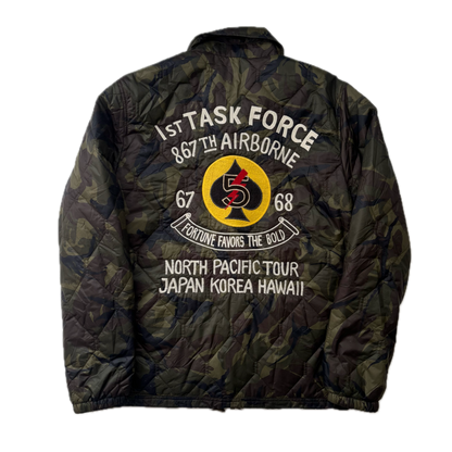 Polo Ralph Lauren Camo Quilted Souvenir Military Coach Jacket - S