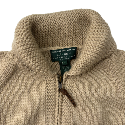 Lauren Hand Knit Cowichan Pheasant Hunting Cardigan (Wool) - S