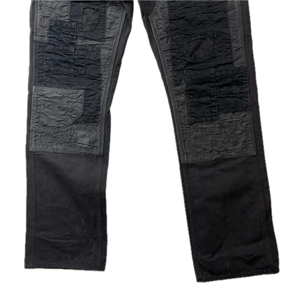 Denim & Supply Ralph Lauren Black Distressed Carpenter Double Knee Jeans - 38x34