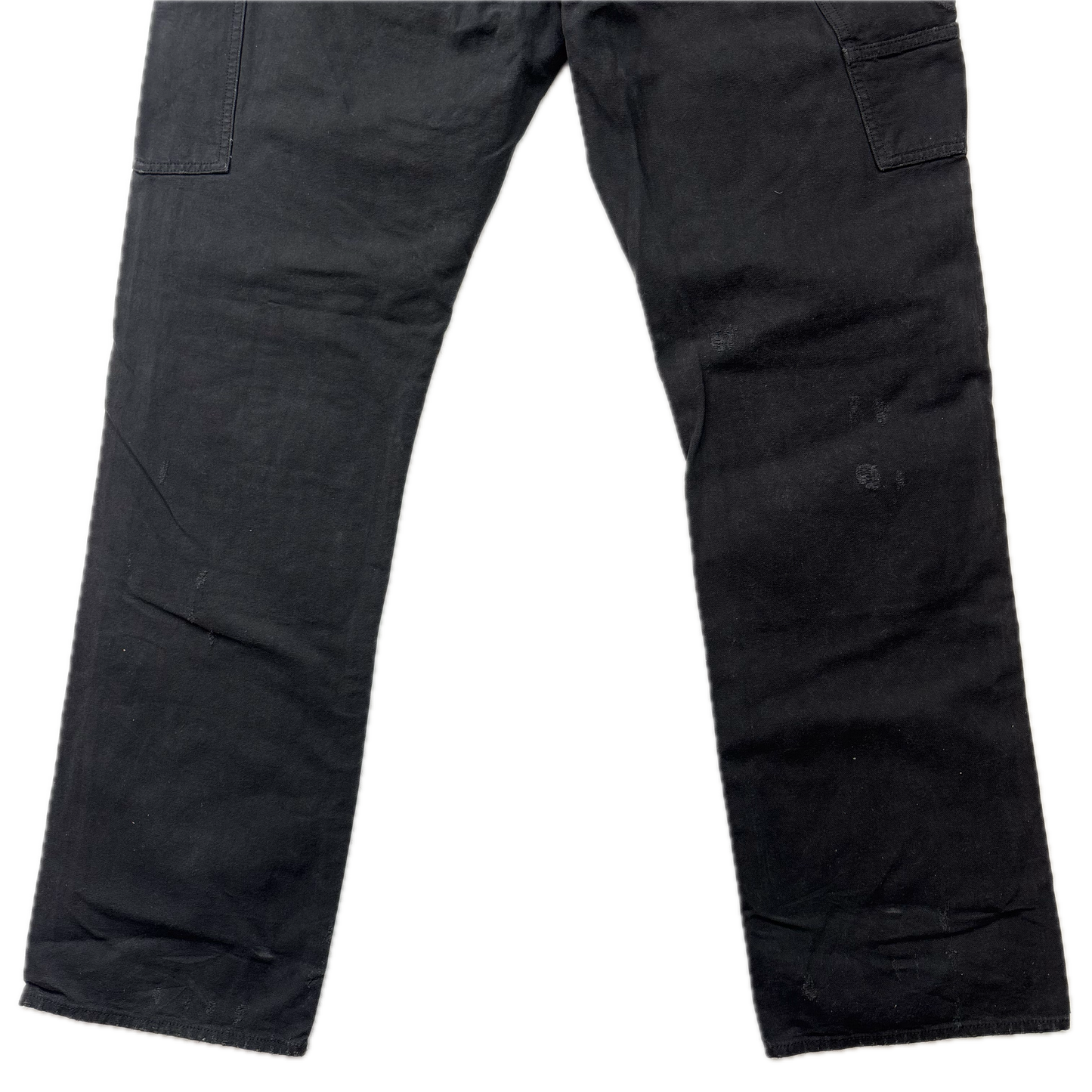 Denim & Supply Ralph Lauren Black Distressed Carpenter Double Knee Jeans - 38x34