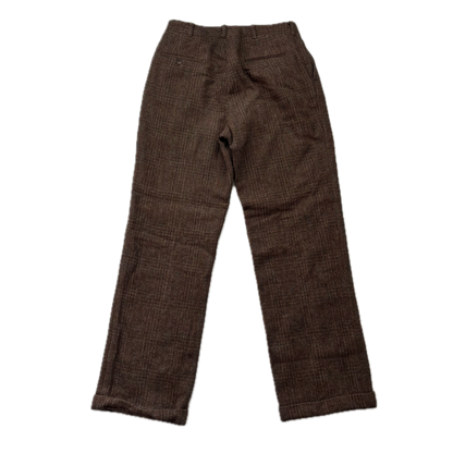 Polo Ralph Lauren Brown Tweed Dress Pants Preppy Trousers (Wool) - 30/33