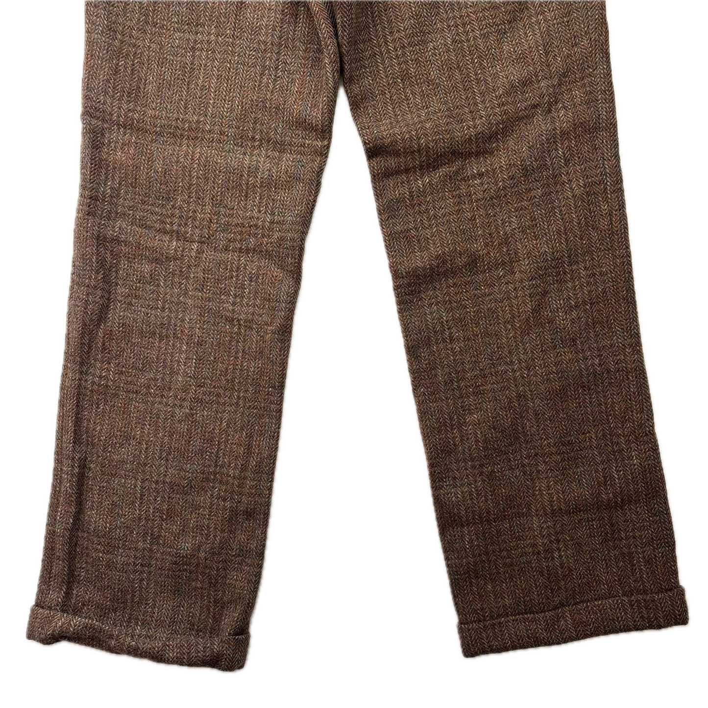 Polo Ralph Lauren Brown Tweed Dress Pants Preppy Trousers (Wool) - 30/33