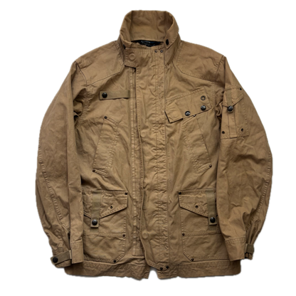 Polo Ralph Lauren Beige Tan Utility Jacket Military - L