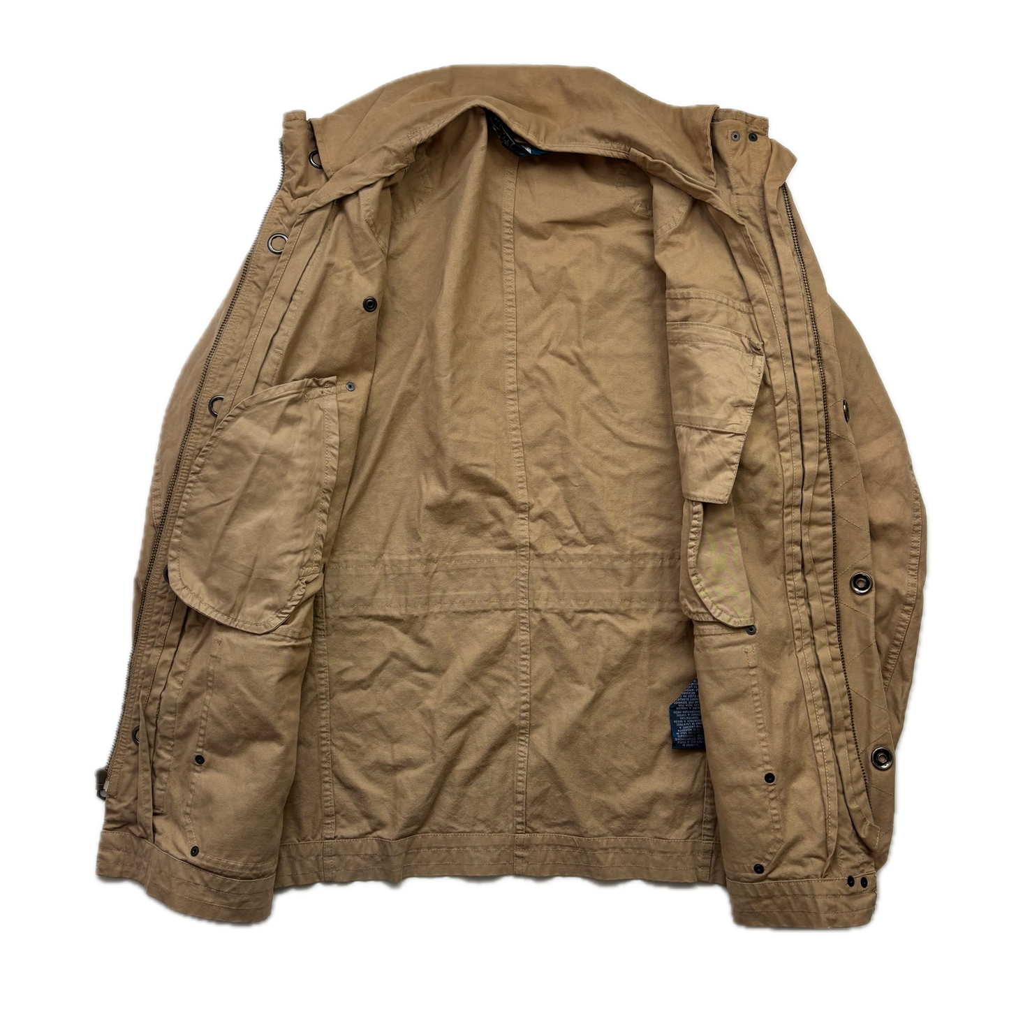 Polo Ralph Lauren Beige Tan Utility Jacket Military - L