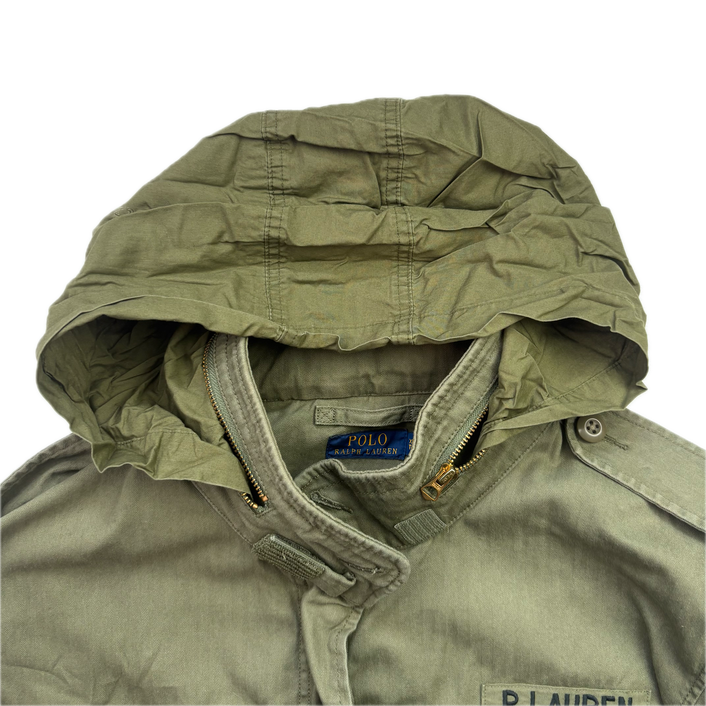Polo Ralph Lauren Green Army Military Field Jacket - XL