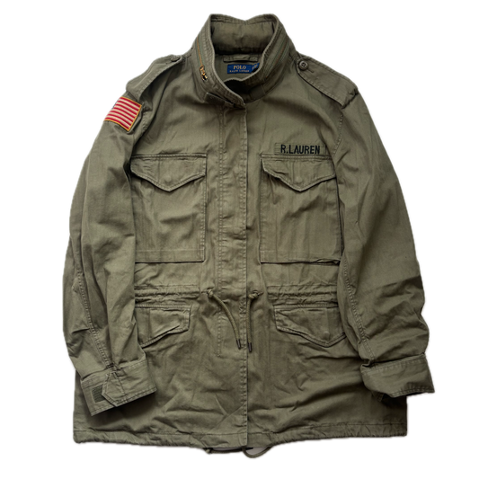 Polo Ralph Lauren Green Army Military Field Jacket - XL