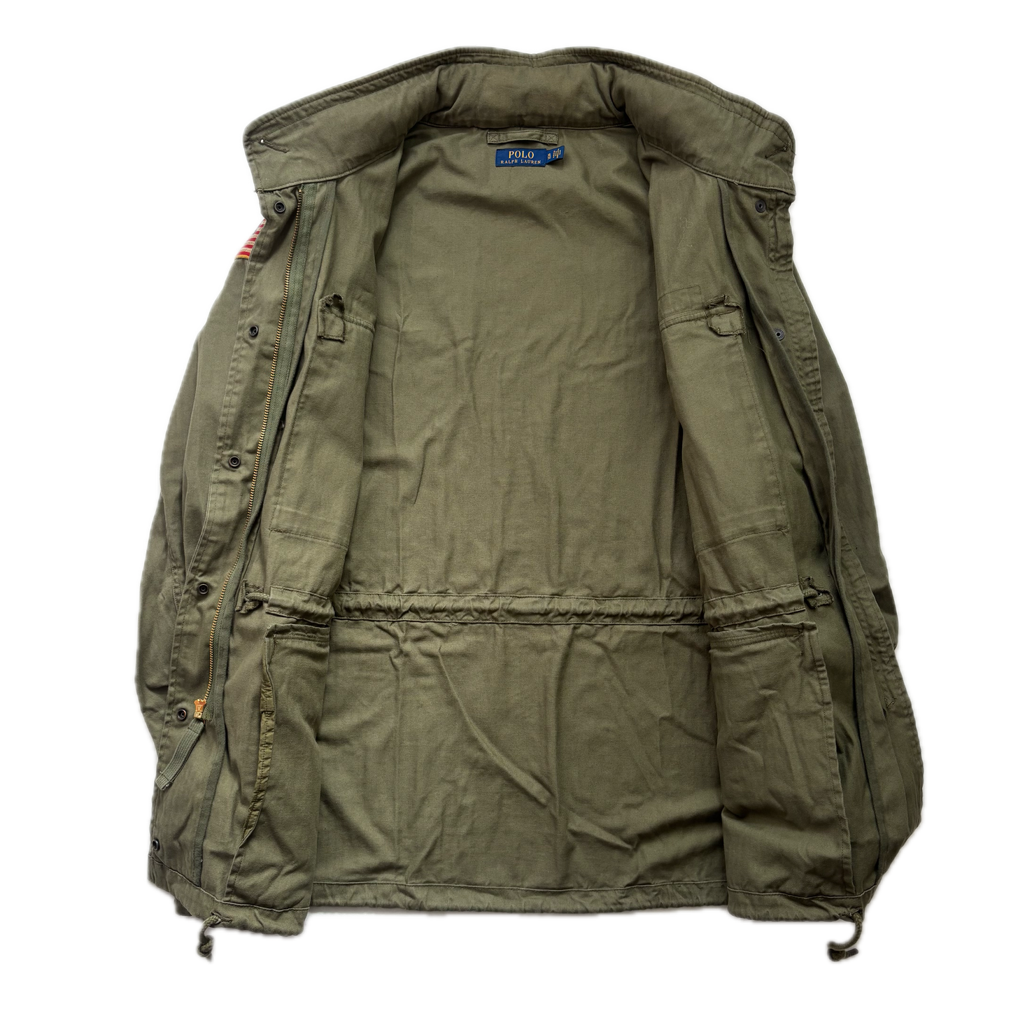 Polo Ralph Lauren Green Army Military Field Jacket - XL
