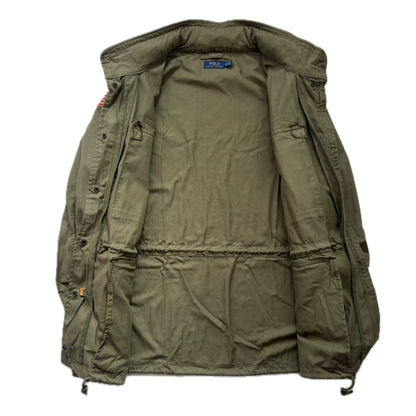 Polo Ralph Lauren Green Army Military Field Jacket - XL
