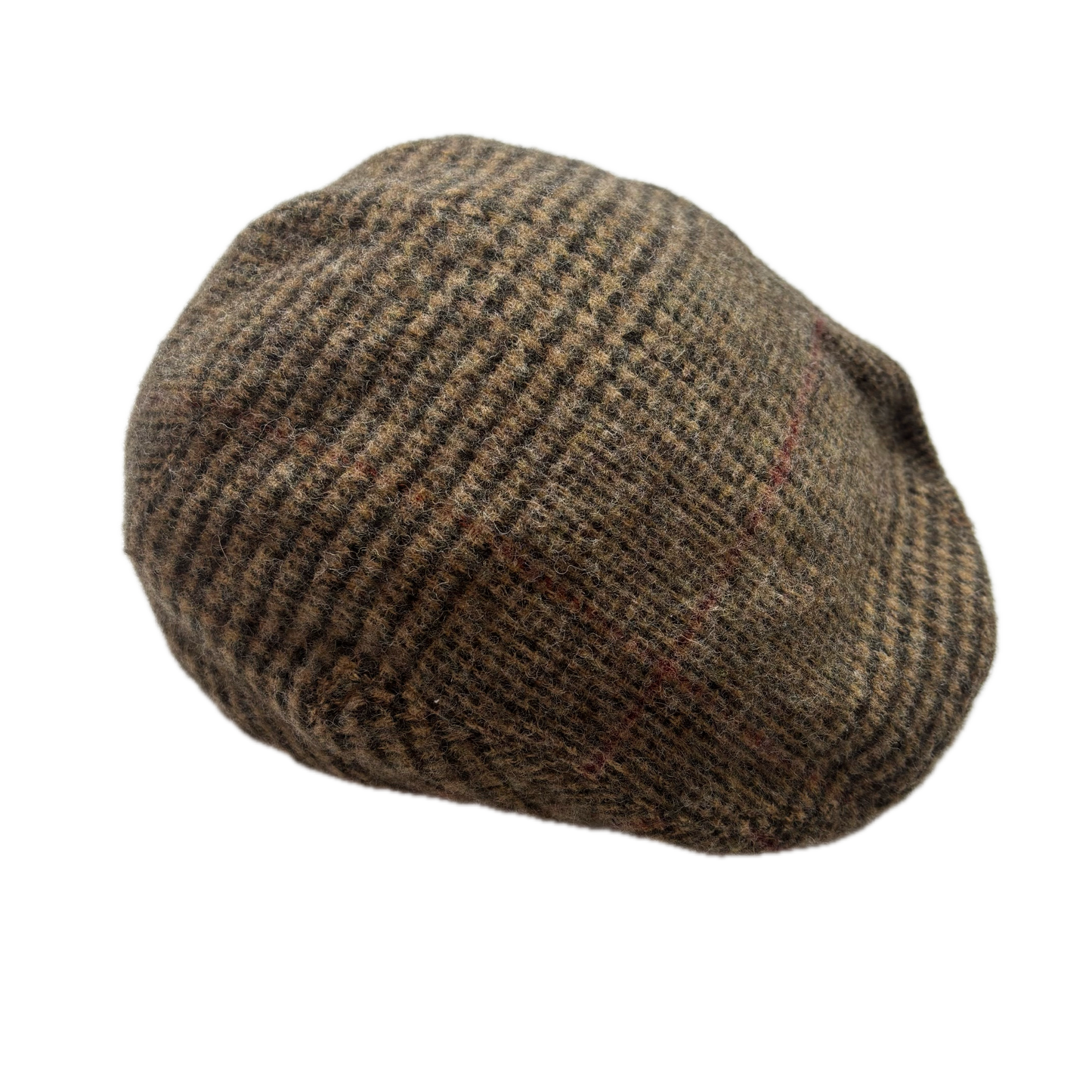 Polo Ralph Lauren Tweed Glen Plaid Flat Cap Newsboy Hat - L/XL