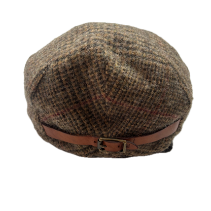 Polo Ralph Lauren Tweed Glen Plaid Flat Cap Newsboy Hat - L/XL