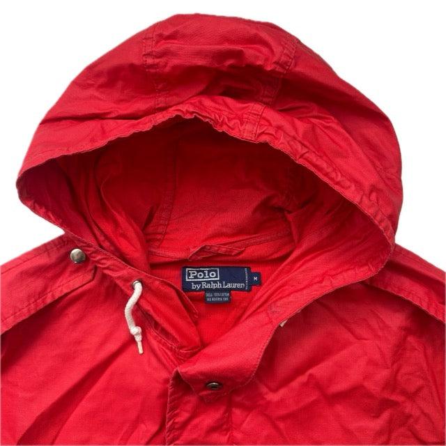 Polo Ralph Lauren Colour Block Hooded Rain Coat - M