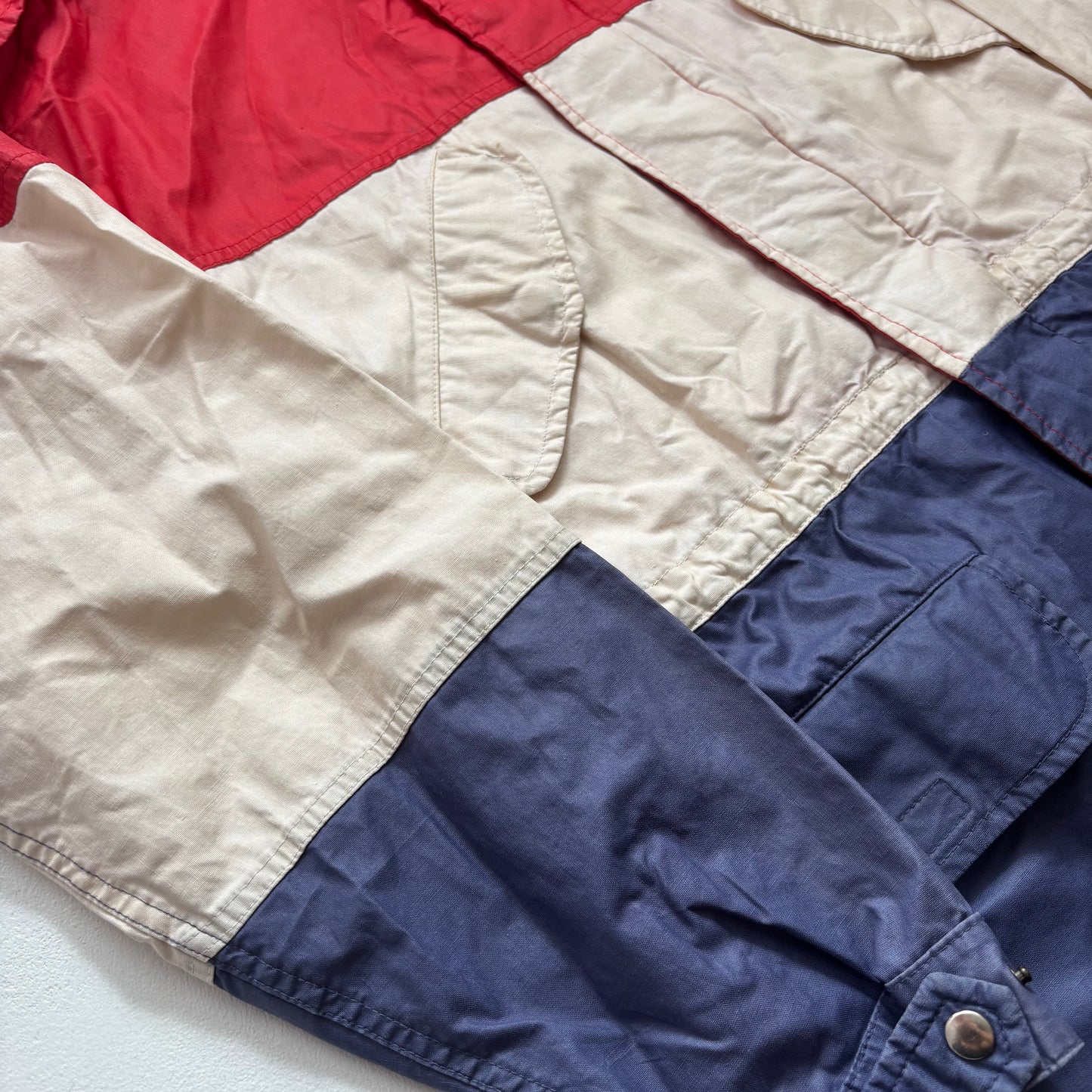 Polo Ralph Lauren Colour Block Hooded Rain Coat - M