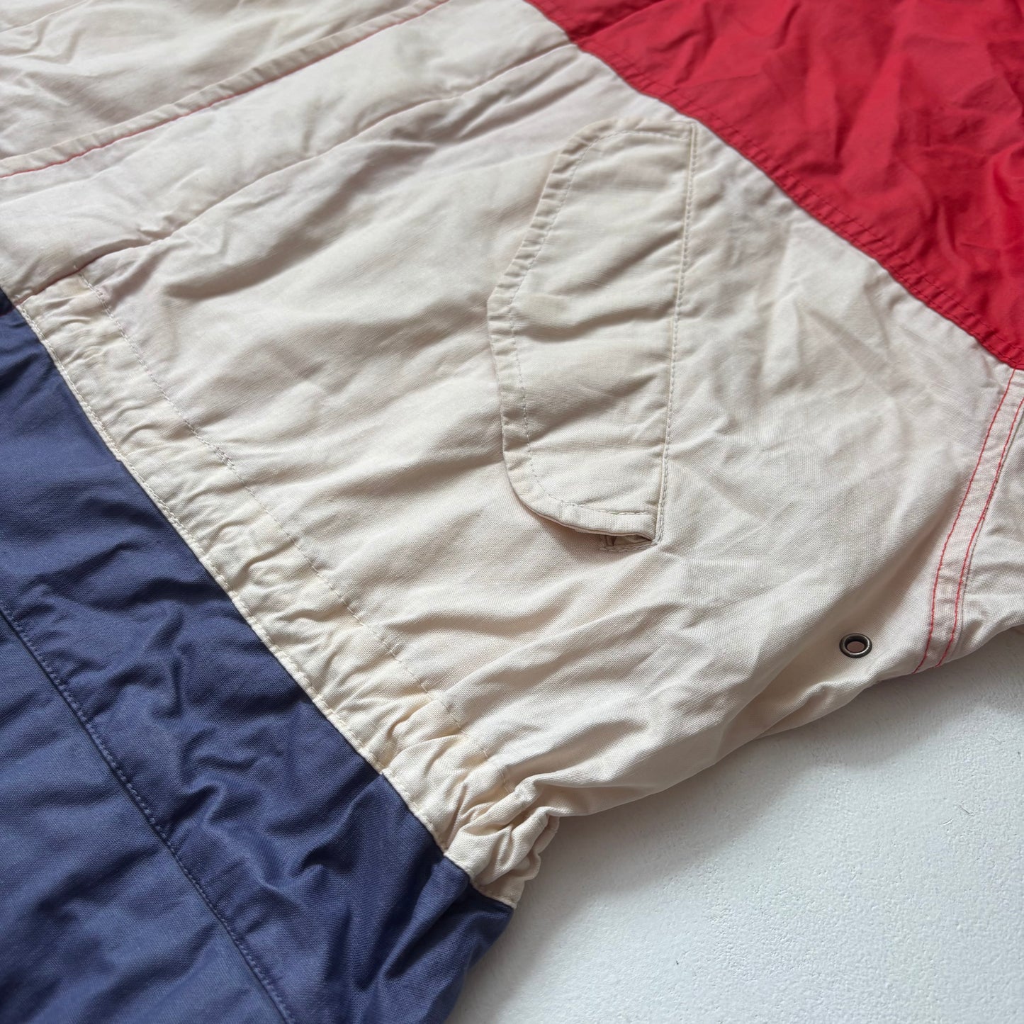 Polo Ralph Lauren Colour Block Hooded Rain Coat - M