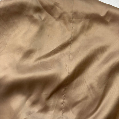 Polo Ralph Lauren Brown Herringbone Waistcoat (Linen Silk Wool) - L