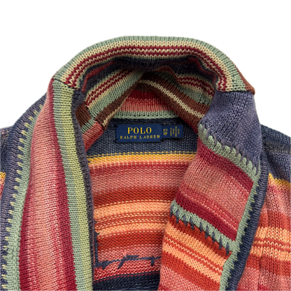 Polo Ralph Lauren Aztec Patchwork Cardigan Robe Southwestern - XS