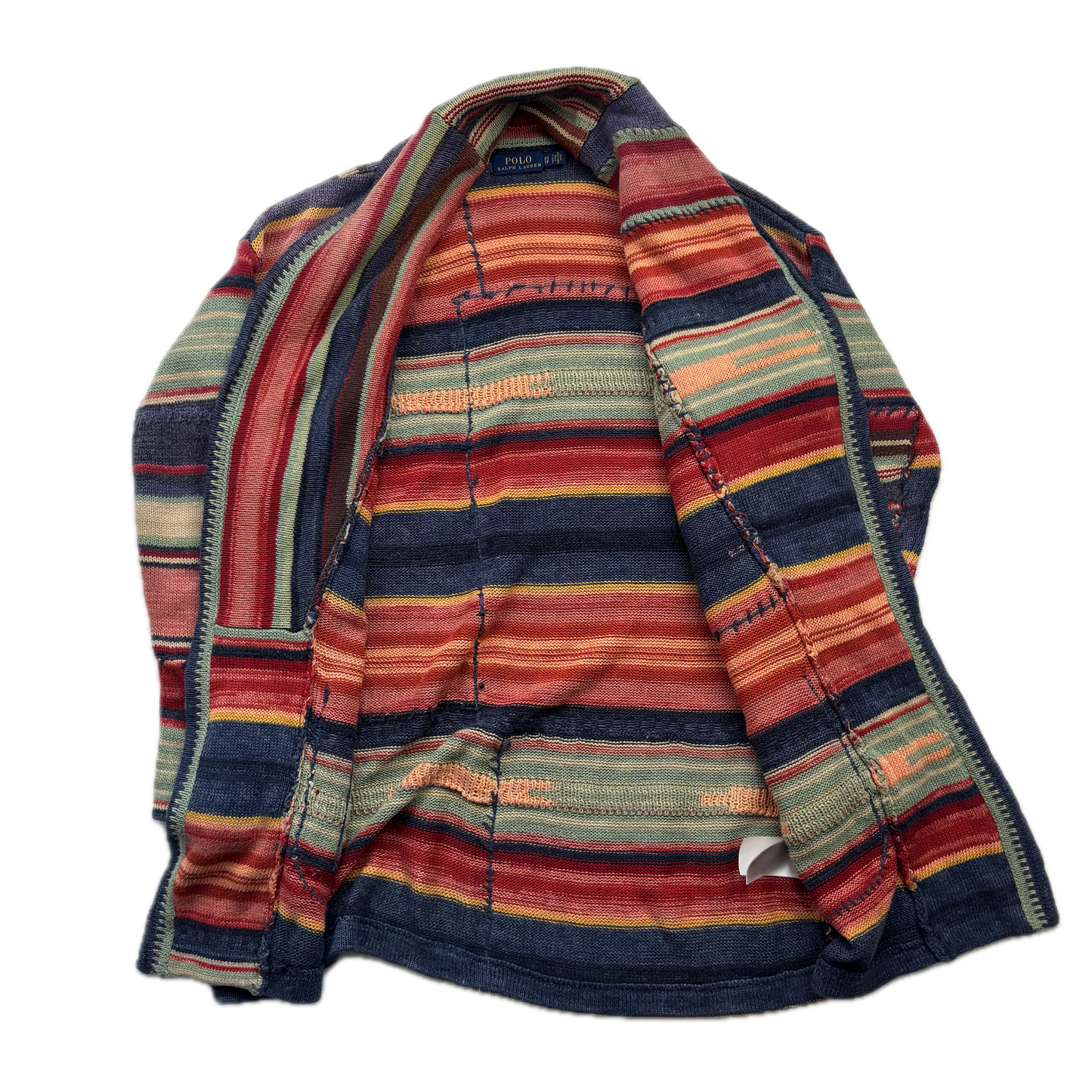 Polo Ralph Lauren Aztec Patchwork Cardigan Robe Southwestern - XS