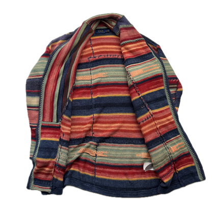 Polo Ralph Lauren Aztec Patchwork Cardigan Robe Southwestern - XS