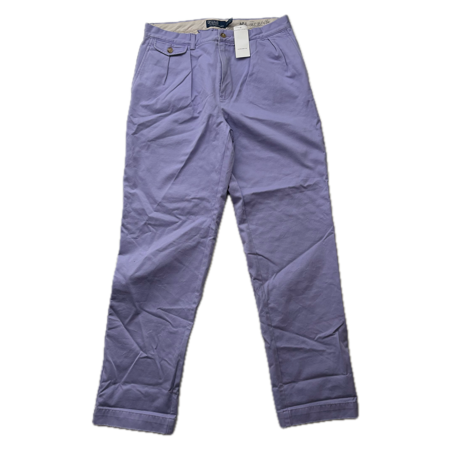 Polo Ralph Lauren Lavender Heritage Whitman Chino Pants Trousers - 32x34