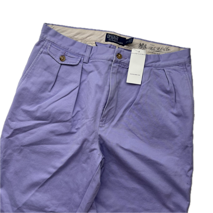 Polo Ralph Lauren Lavender Heritage Whitman Chino Pants Trousers - 32x34