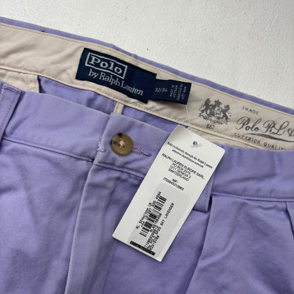 Polo Ralph Lauren Lavender Heritage Whitman Chino Pants Trousers - 32x34