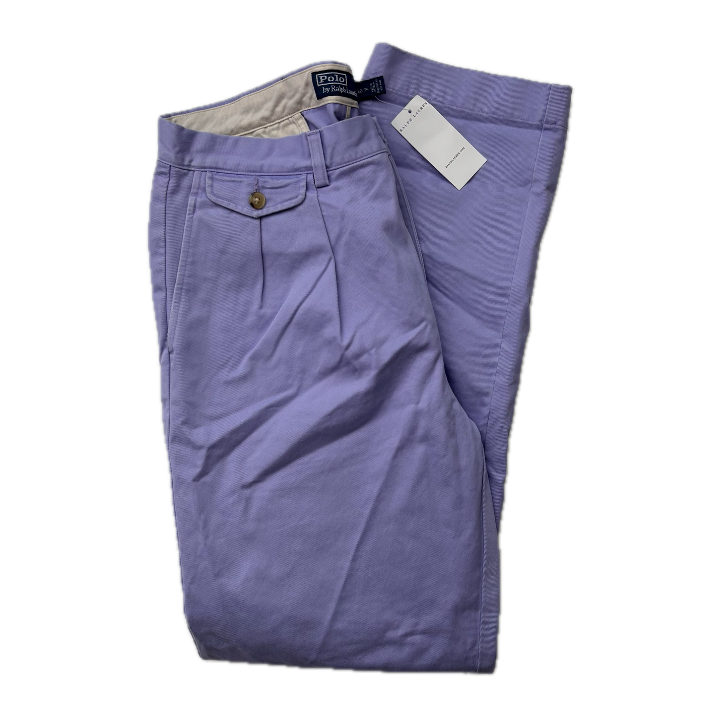 Polo Ralph Lauren Lavender Heritage Whitman Chino Pants Trousers - 32x34
