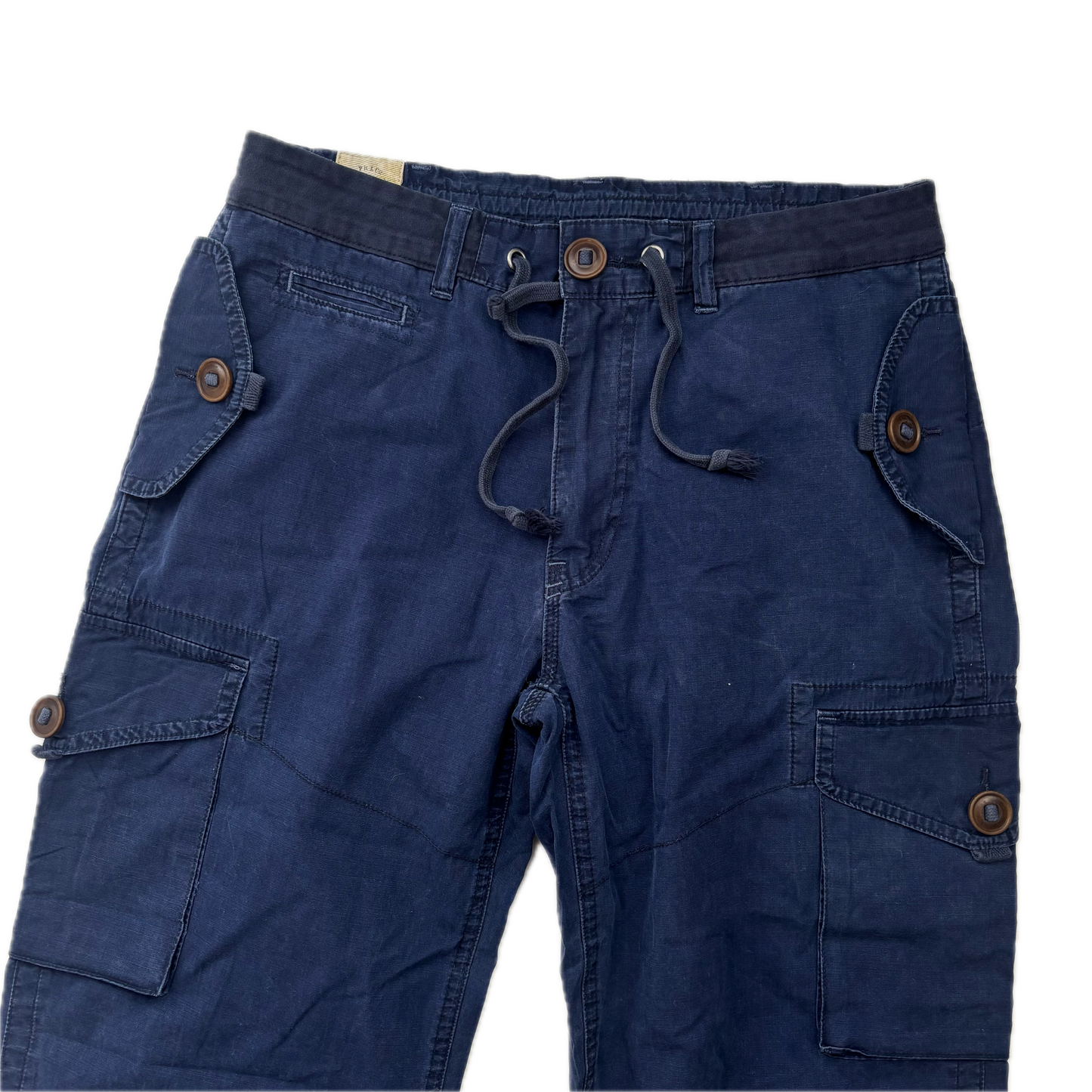 Polo Ralph Lauren Navy Blue Cargo Trouser Utility Pants - M (32x30)