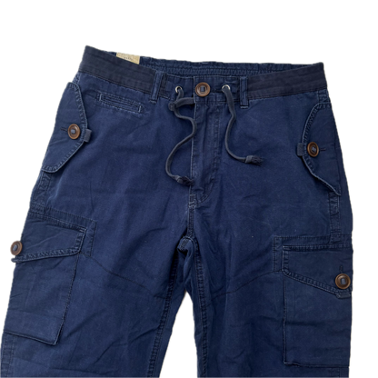 Polo Ralph Lauren Navy Blue Cargo Trouser Utility Pants - M (32x30)
