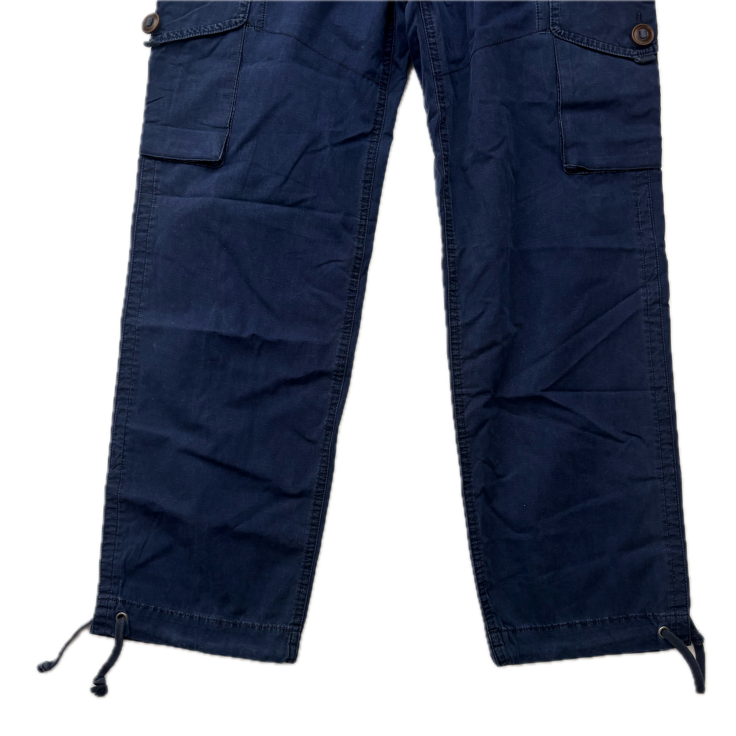 Polo Ralph Lauren Navy Blue Cargo Trouser Utility Pants - M (32x30)