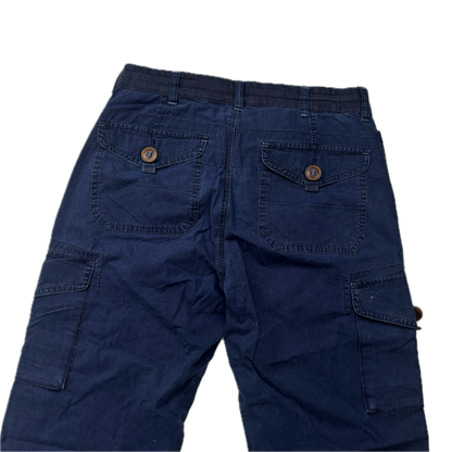 Polo Ralph Lauren Navy Blue Cargo Trouser Utility Pants - M (32x30)